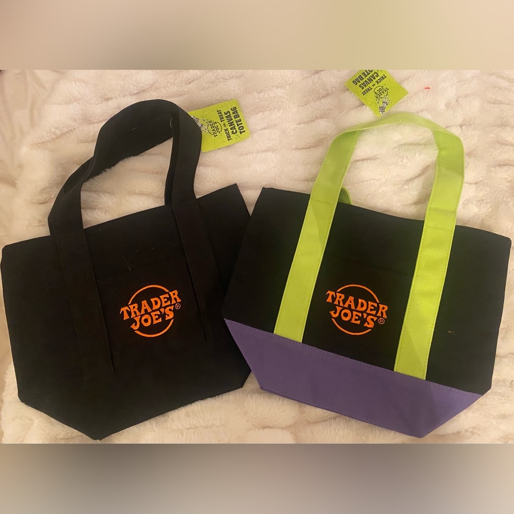 Trader Joe’s Mini Tote Set - Halloween Limited Edition! NWT